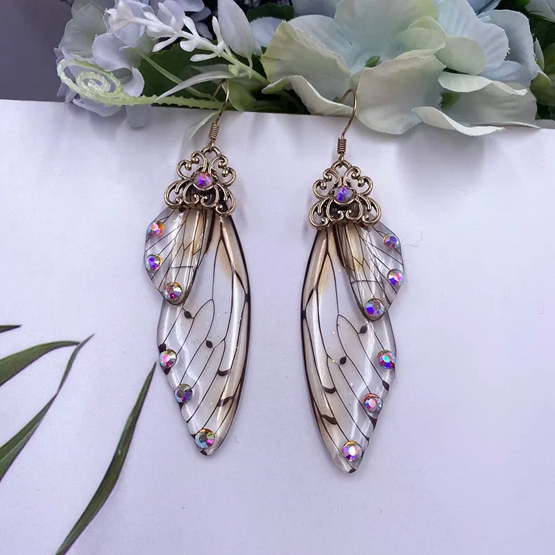 TEEK - Handmade Fairy Wing Earrings