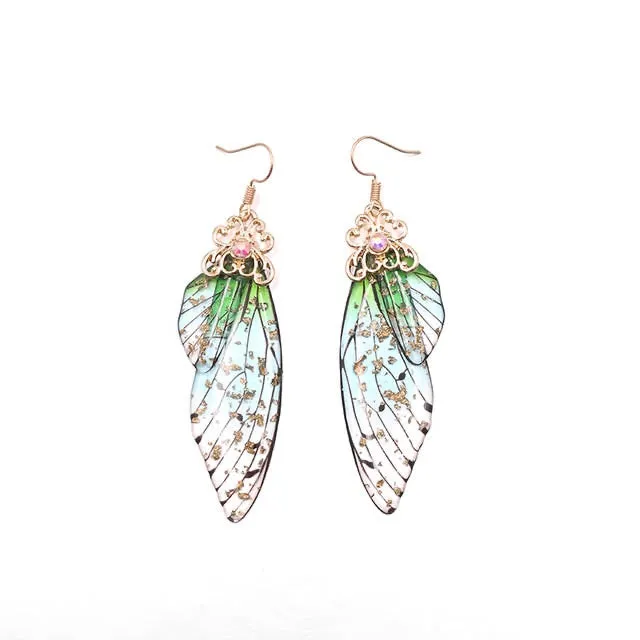 TEEK - Handmade Fairy Wing Earrings