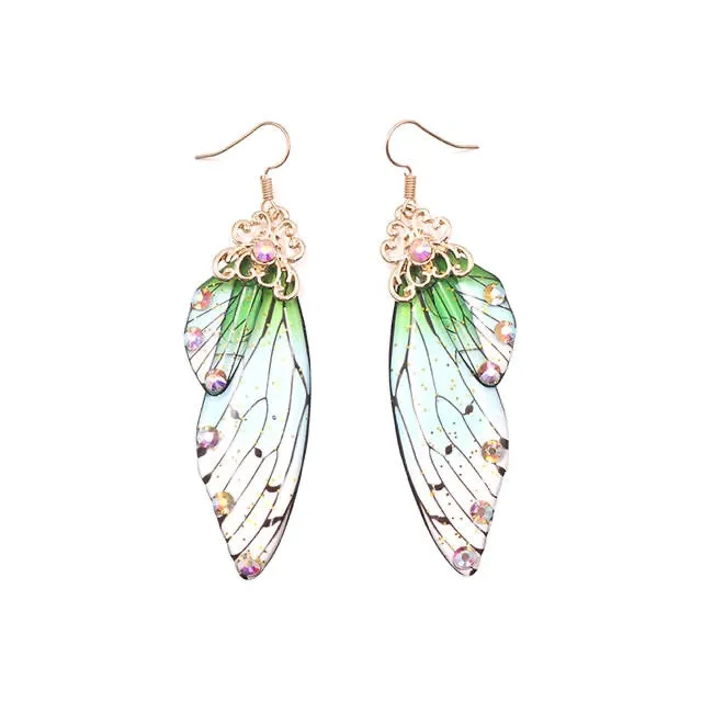 TEEK - Handmade Fairy Wing Earrings