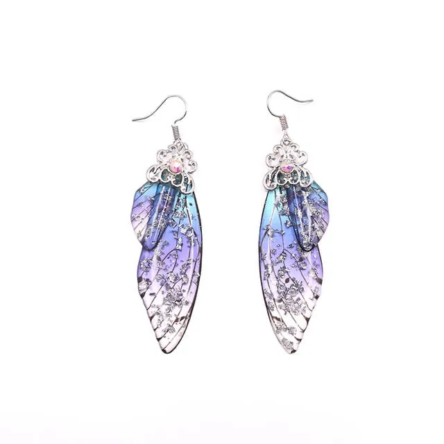 TEEK - Handmade Fairy Wing Earrings