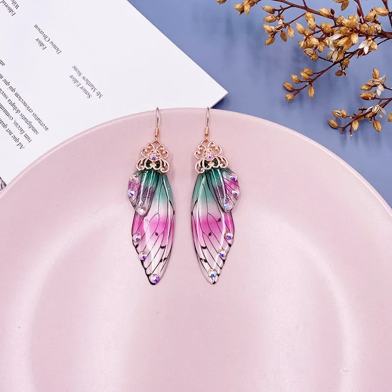 TEEK - Handmade Fairy Wing Earrings