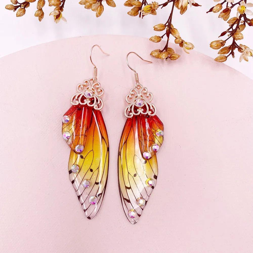 TEEK - Handmade Fairy Wing Earrings