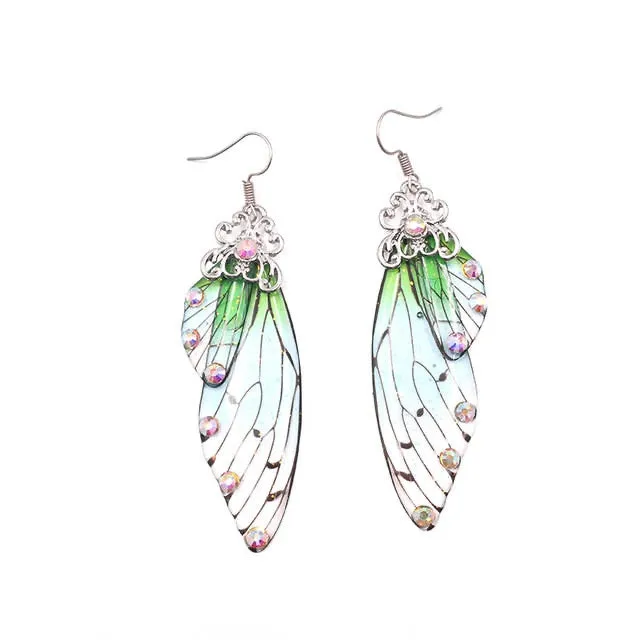 TEEK - Handmade Fairy Wing Earrings