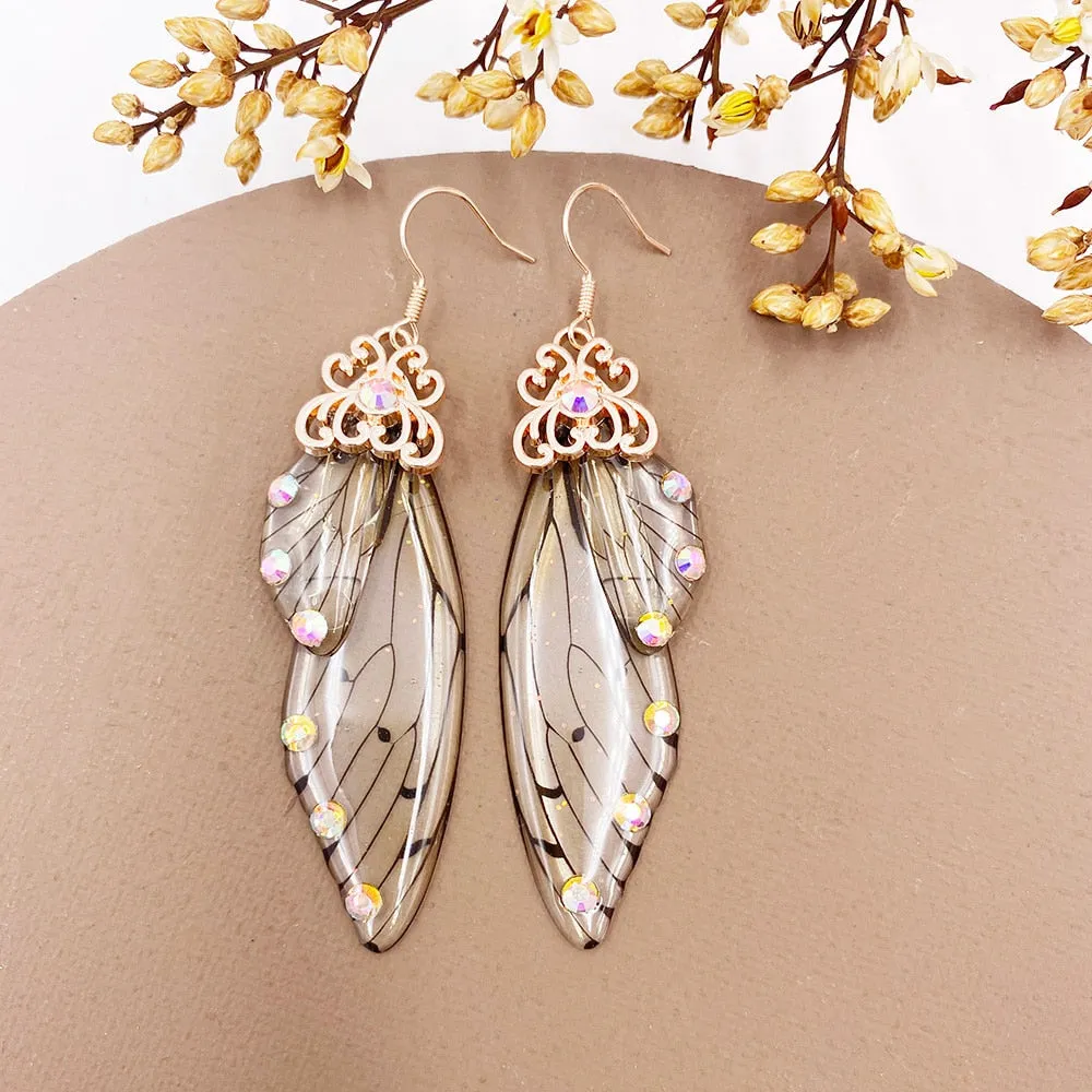 TEEK - Handmade Fairy Wing Earrings