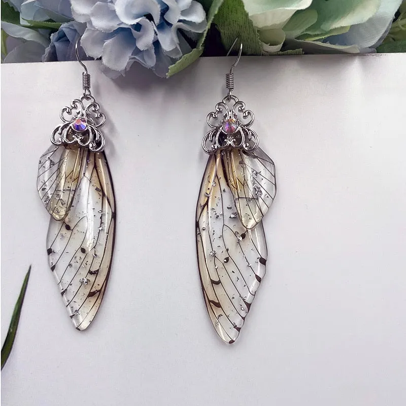 TEEK - Handmade Fairy Wing Earrings