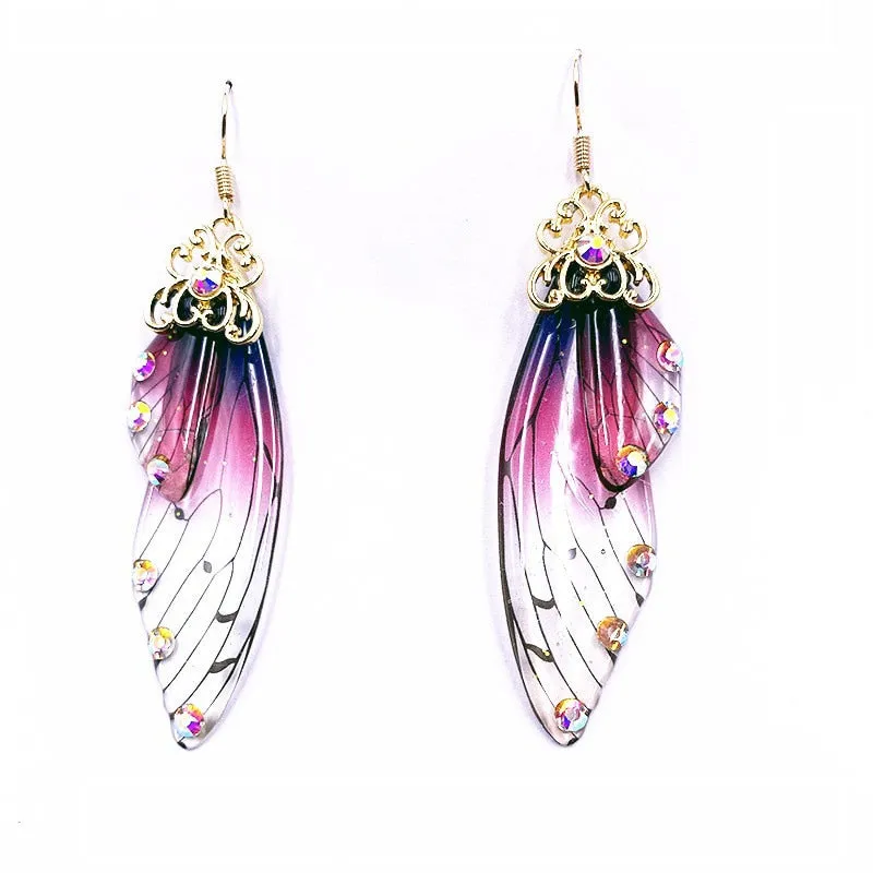 TEEK - Handmade Fairy Wing Earrings