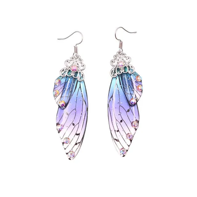 TEEK - Handmade Fairy Wing Earrings