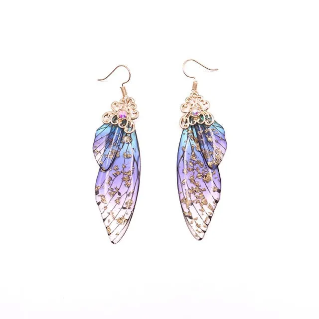 TEEK - Handmade Fairy Wing Earrings