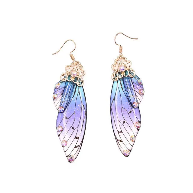 TEEK - Handmade Fairy Wing Earrings