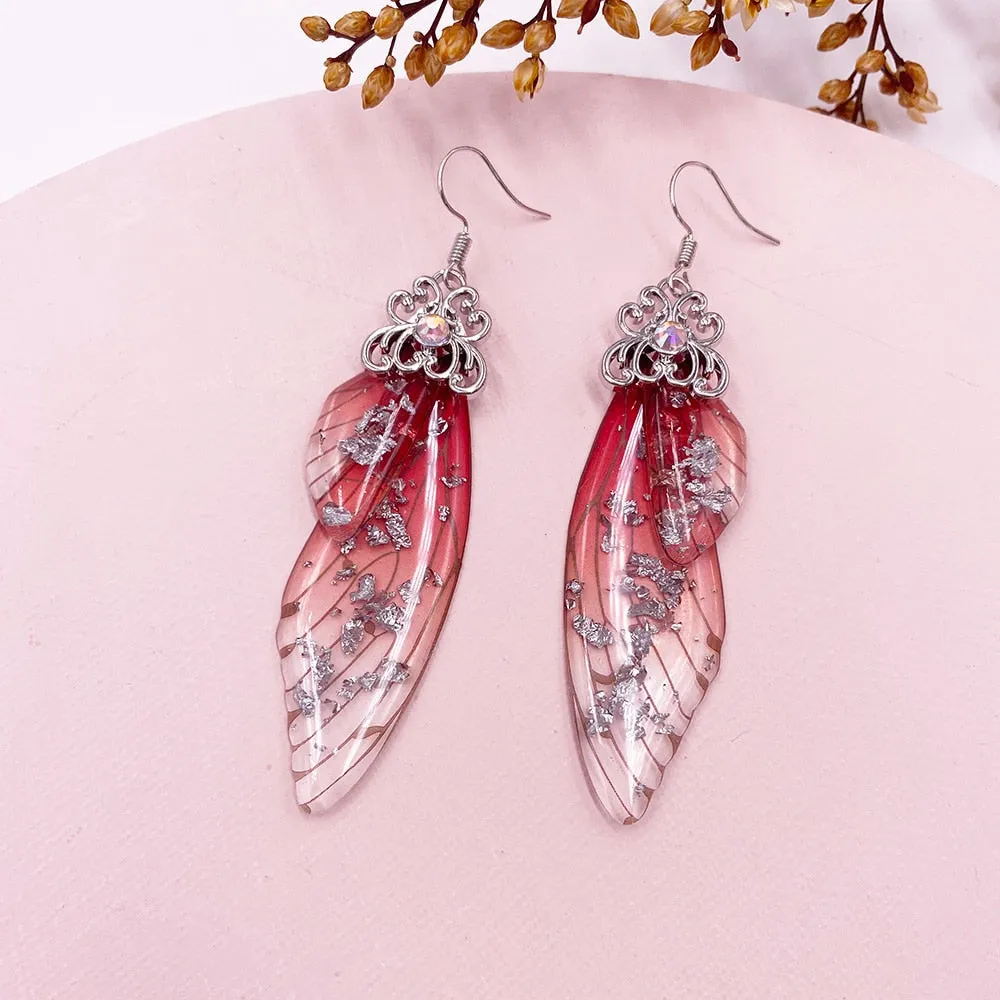 TEEK - Handmade Fairy Wing Earrings