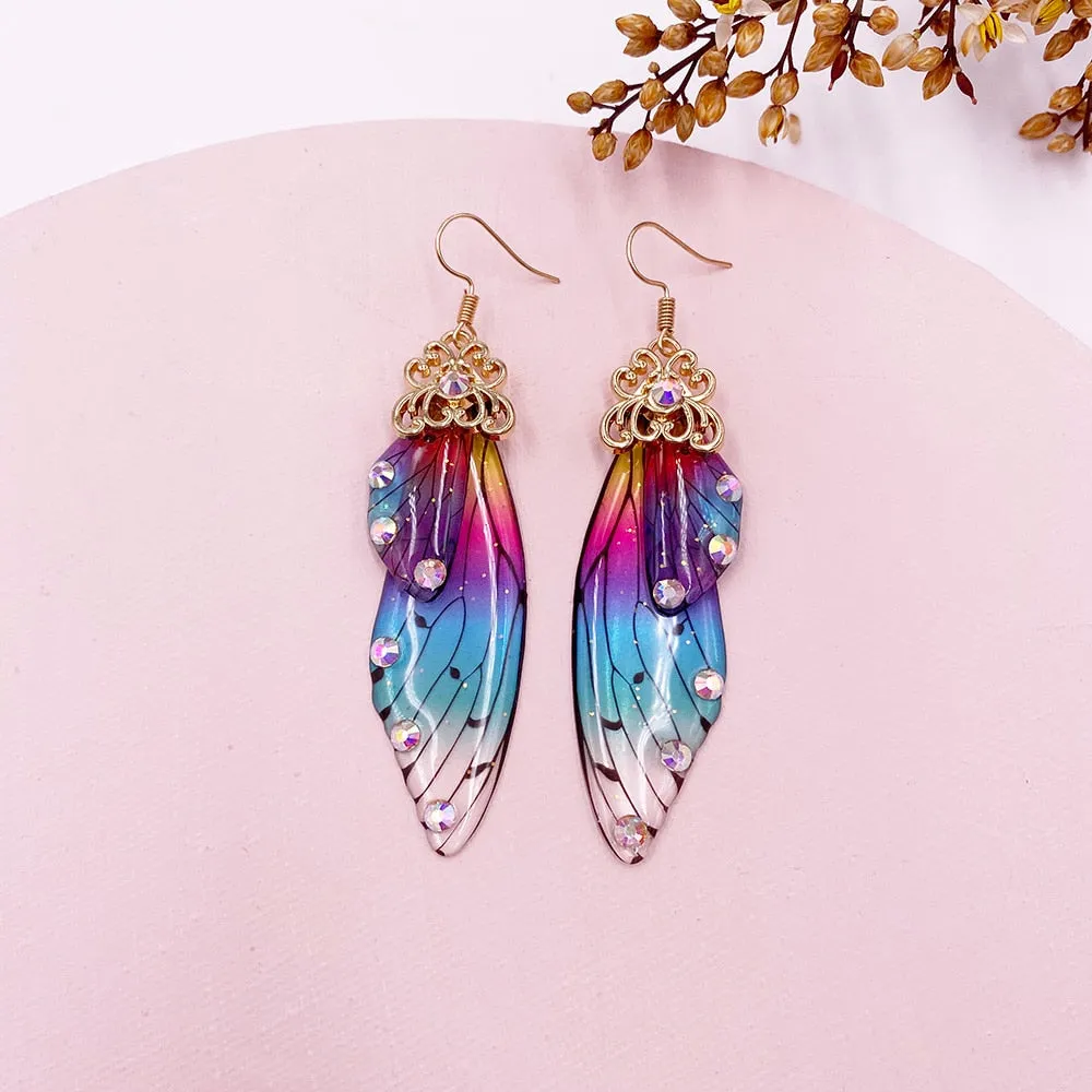 TEEK - Handmade Fairy Wing Earrings