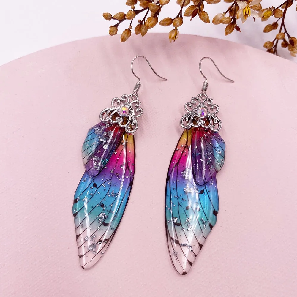 TEEK - Handmade Fairy Wing Earrings