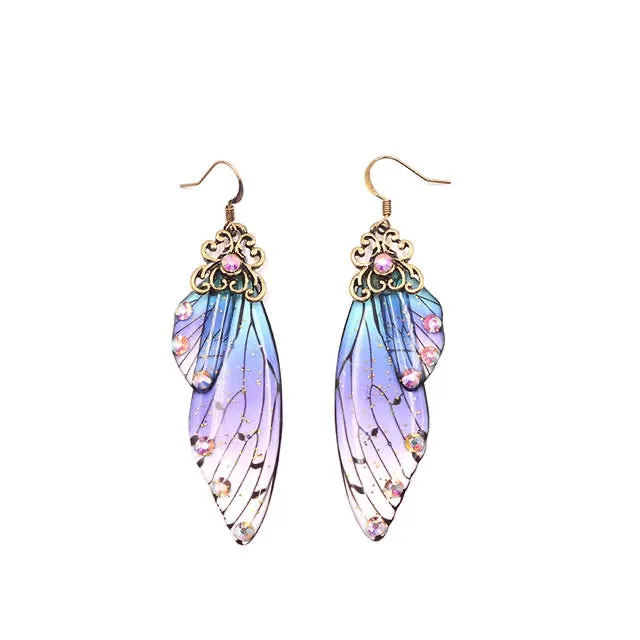 TEEK - Handmade Fairy Wing Earrings