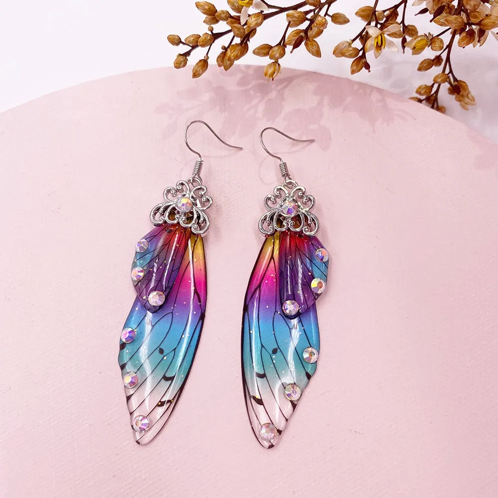 TEEK - Handmade Fairy Wing Earrings