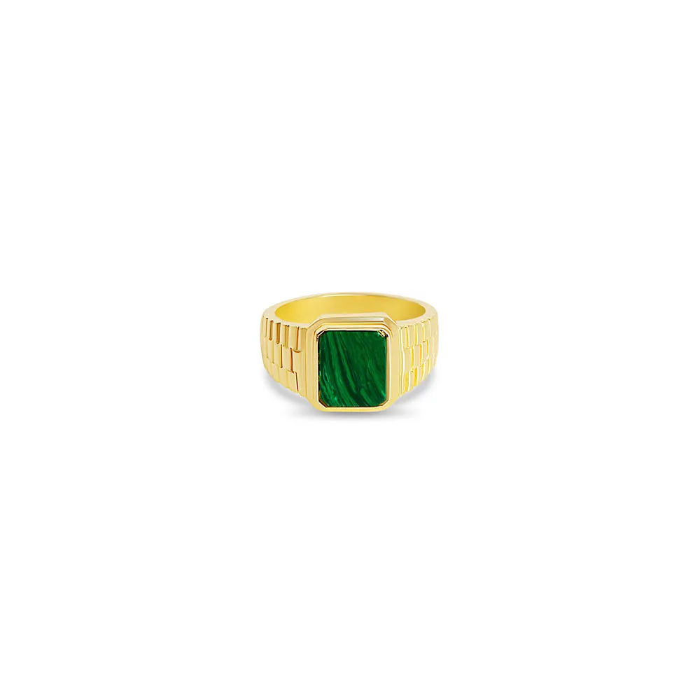 THE MALACHITE VALINE RING