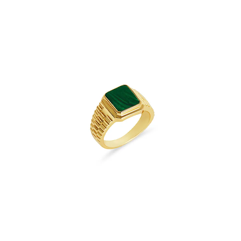 THE MALACHITE VALINE RING
