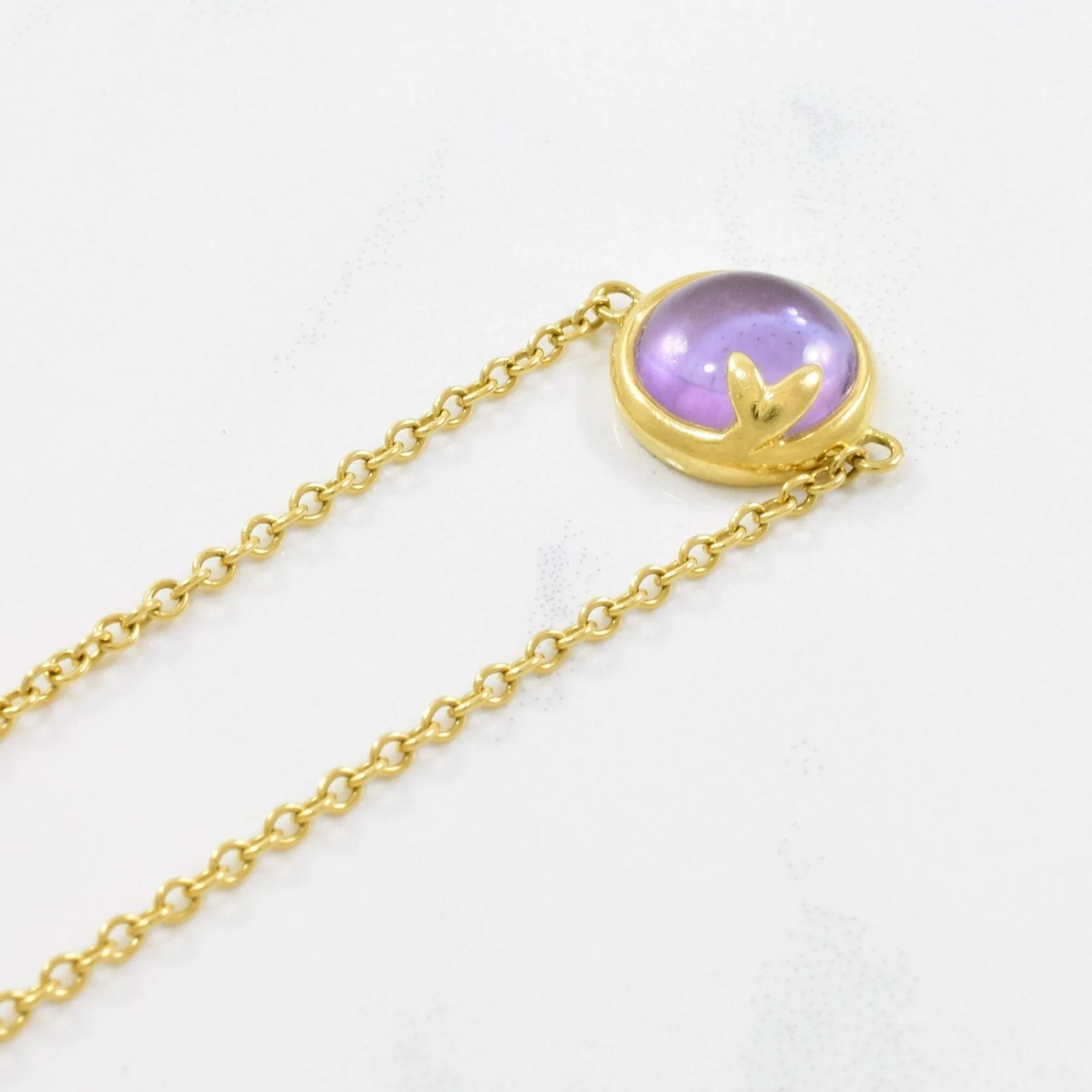 'Tiffany & Co.' Paloma Picasso Amethyst Olive Leaf Bracelet | 2.00ct | 7" |