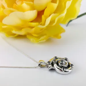 Topaz Ammonite Pendant - VP309