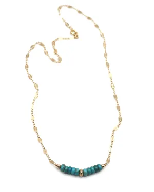 turquoise beaded necklace