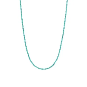 Turquoise Beads Necklace Long