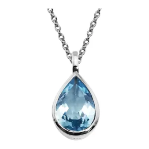 Unique & Co MK-976BT Women's Silver 925 Pendant Necklace