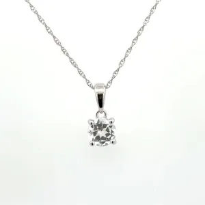 White Topaz Necklace